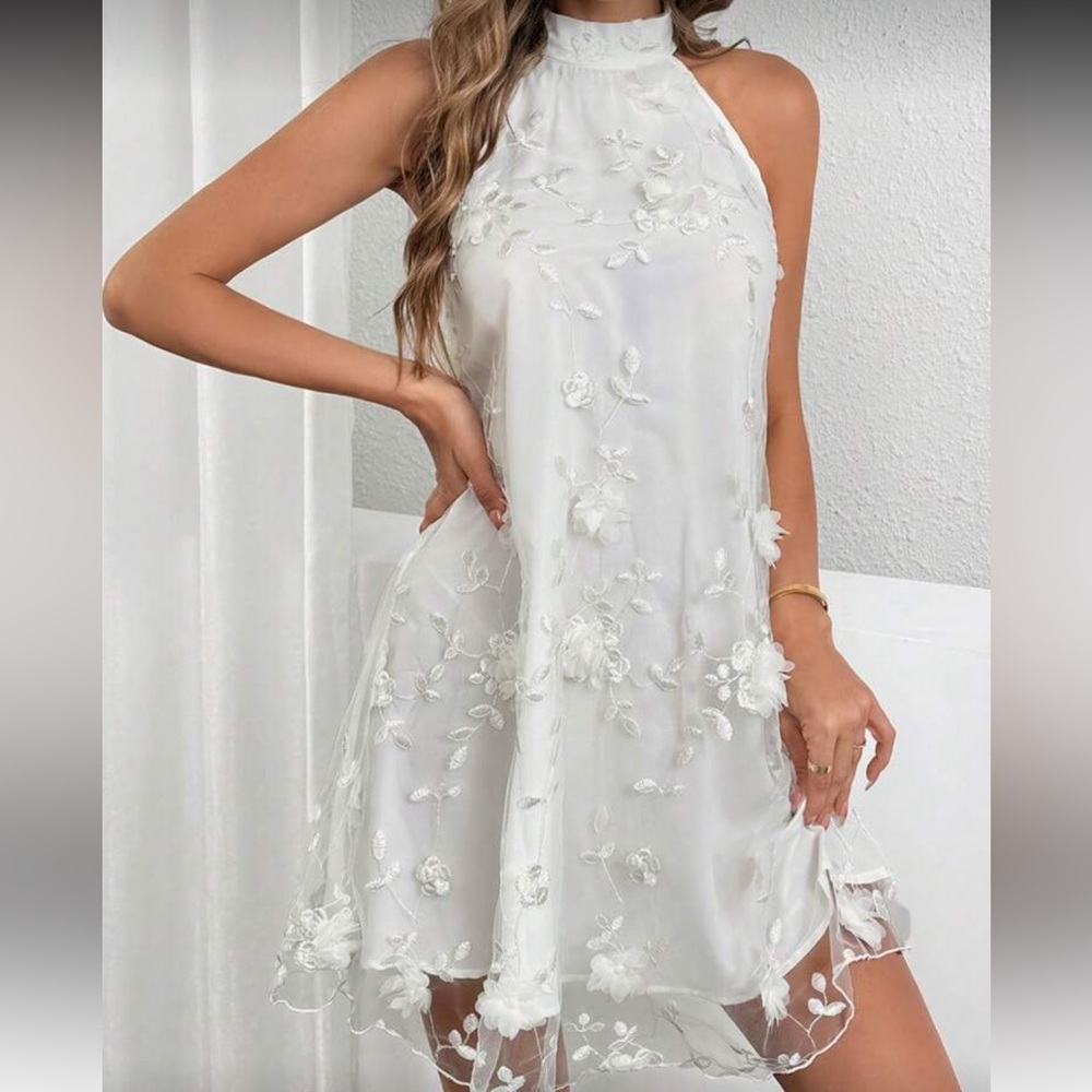 White bridal/engagement dress